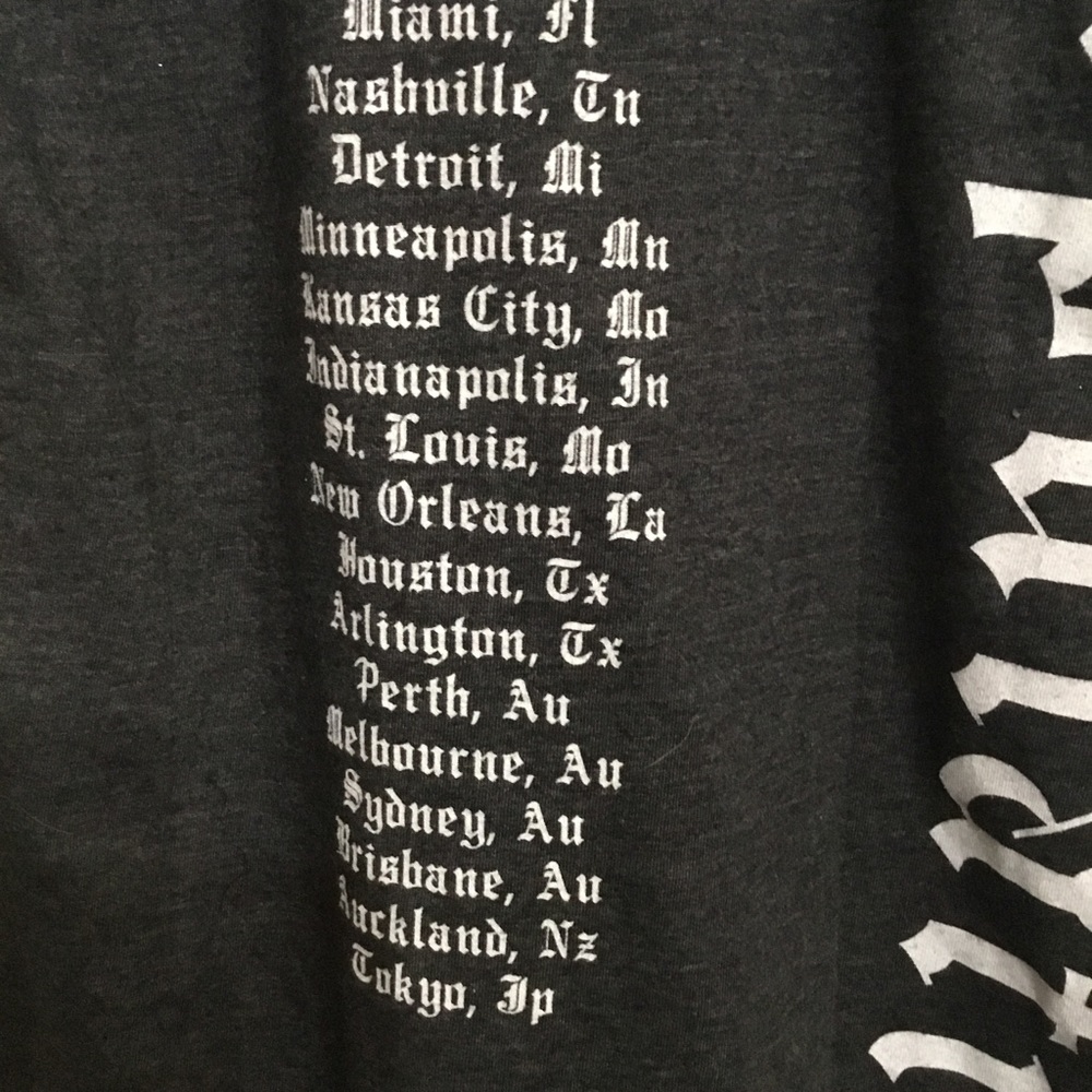 Taylor Swift Women’s Gray Stadium Tour Tee Size S EUC - Picture 5 of 8